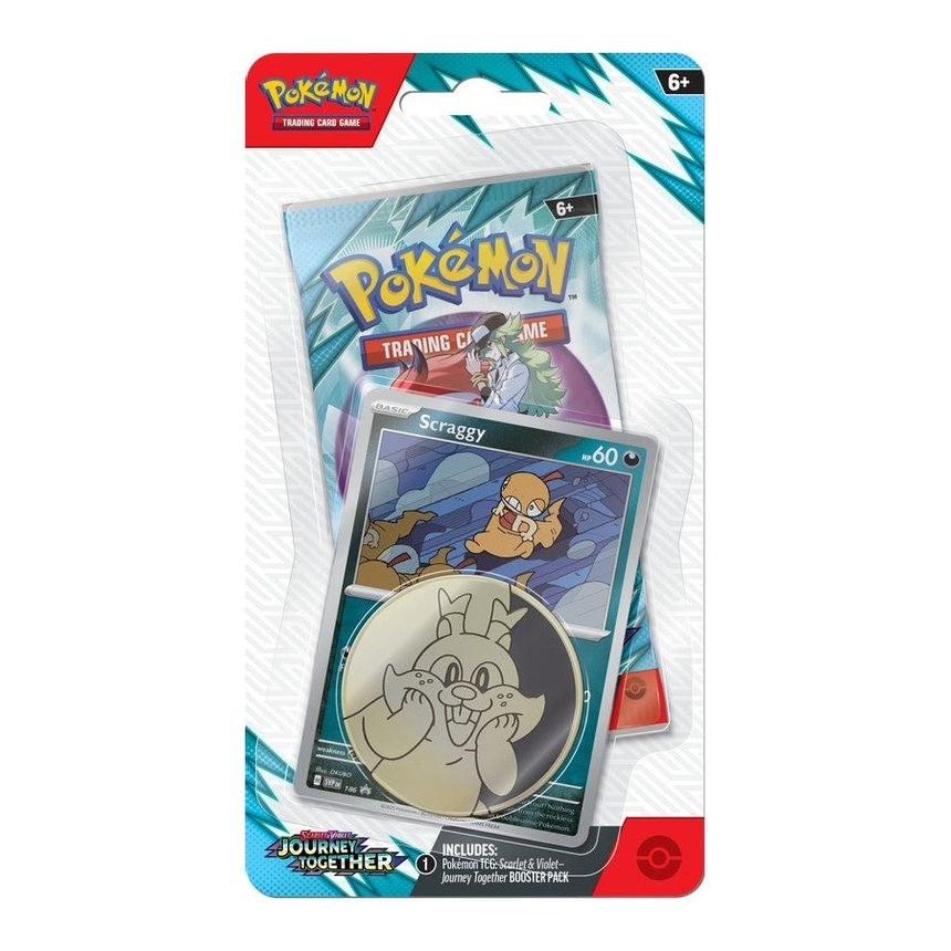 Pokémon Scarlet & Violet – Journey Together: Scraggy 1-Pack Blister