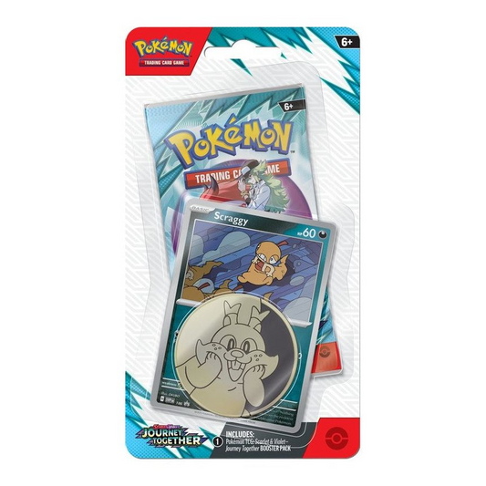 Pokémon Scarlet & Violet – Journey Together: Scraggy 1-Pack Blister