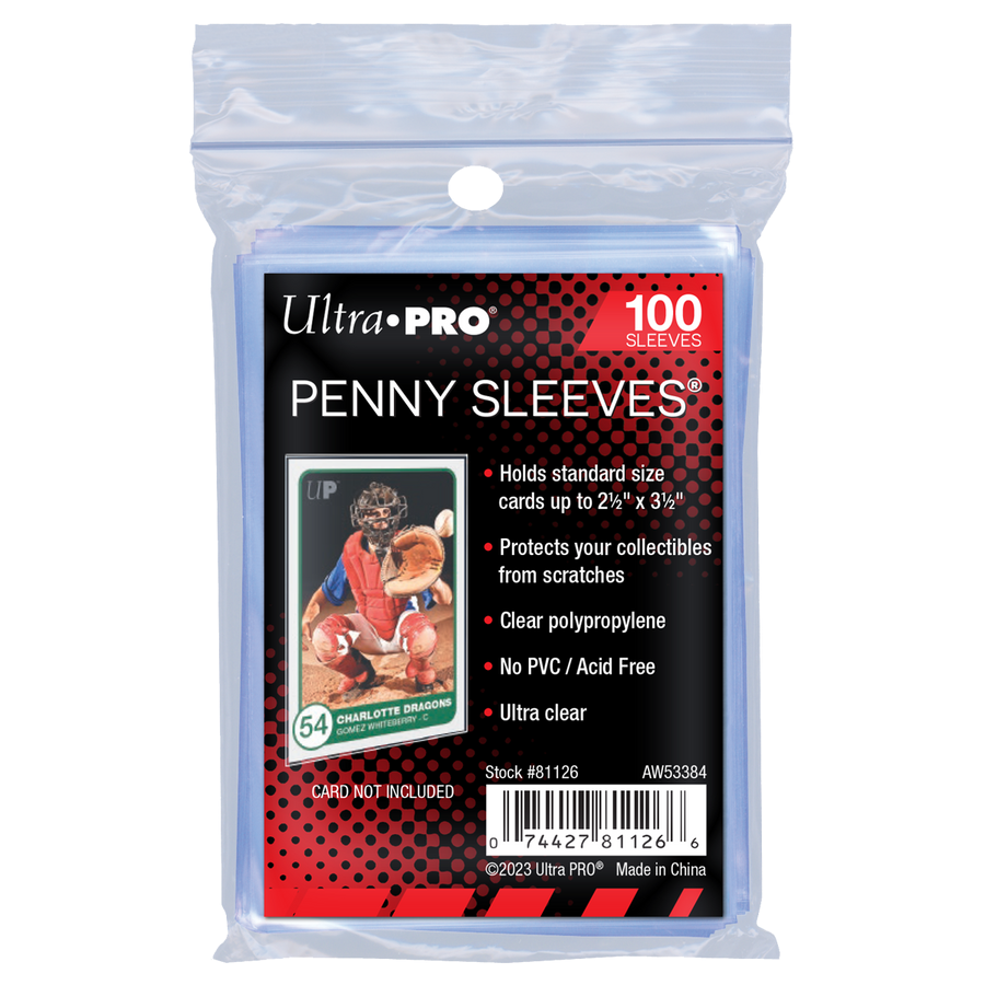 Ultra PRO Penny Sleeves – 100 stuks – transparante sleeves voor Pokémon kaarten