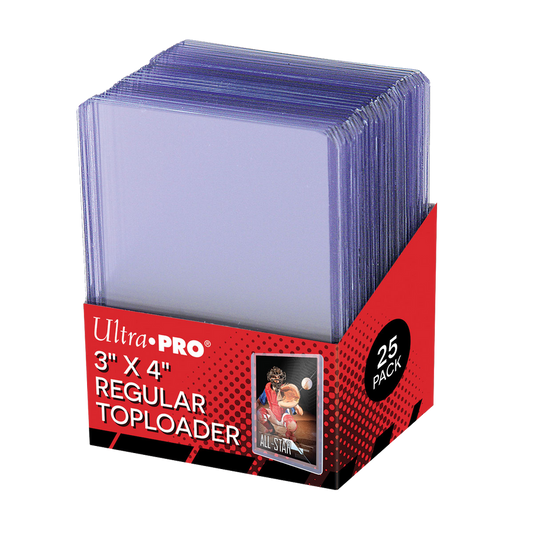 Ultra PRO 25-pack toploaders voor 3×4 inch kaarten – stevige bescherming voor Pokémon kaarten